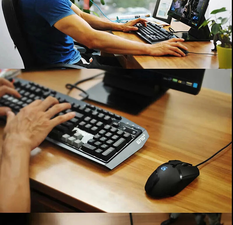 Logitech (G) G402 herní myš drátová myš pro e-sport mechanická myš s programovatelnými makry pro CSGO, PUBG a kompetitivní hraní