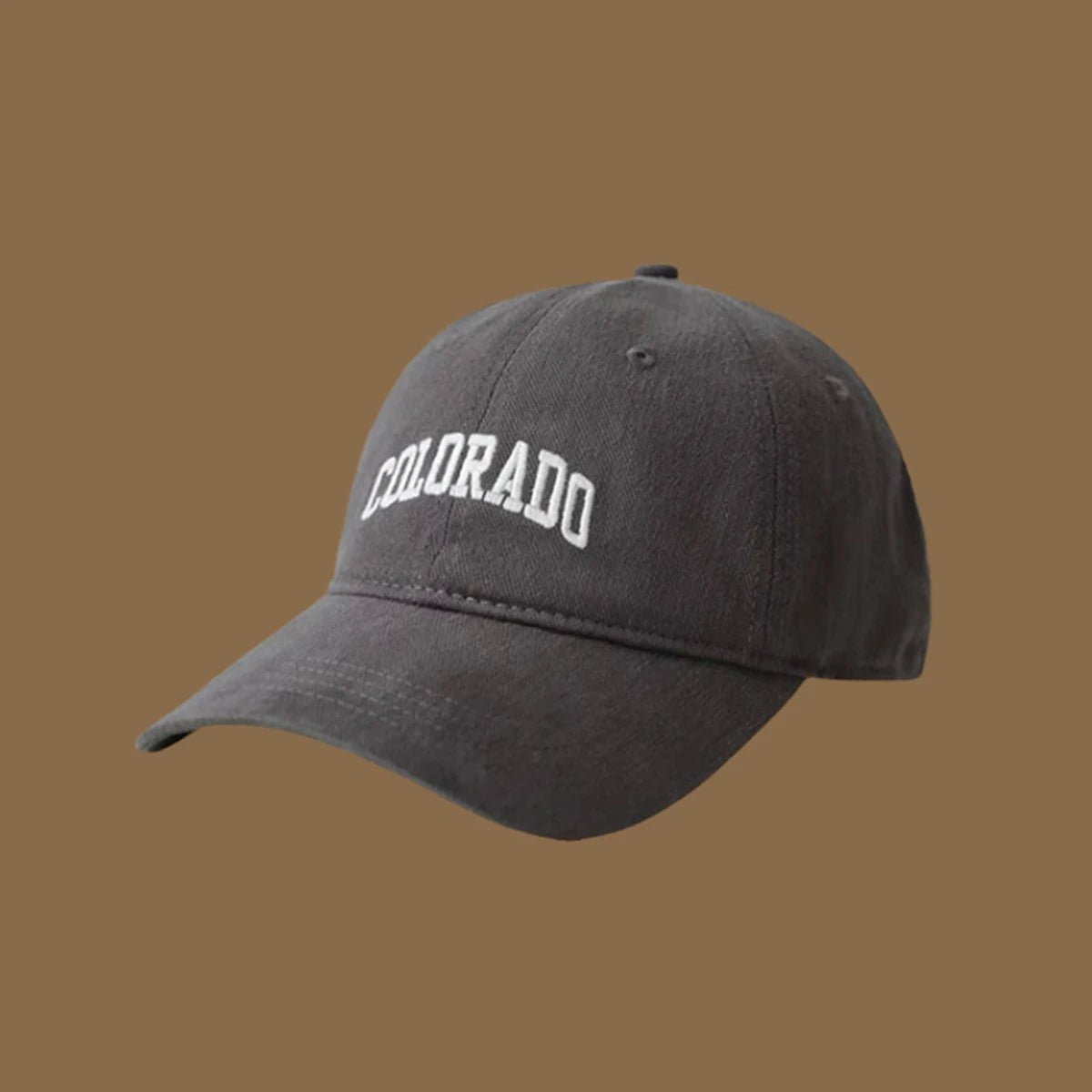 Cotton Baseball Caps for Women and Men Letter “COLORADO” Embroidery Hats Summer Sun Hat Fashion Snapback Cap Unisex