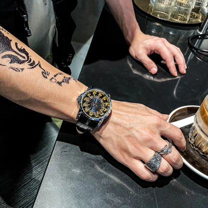 Quartz Watches for men Twelve Knights of the Round Table high quality Men's Watch man sports luxury brands waterproof men's