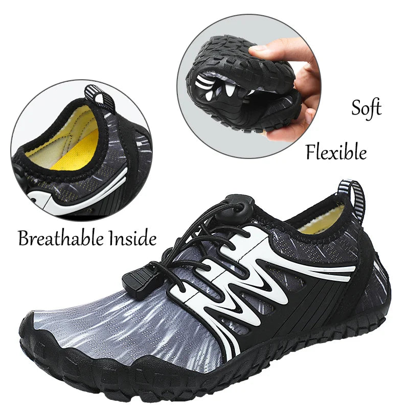 Children Swimming Water Shoes Quick Dry Beach Aqua Shoe Boy Girl Barefoot Sports Wading Sneakers Kids Diving Fishing Surf Sandal
