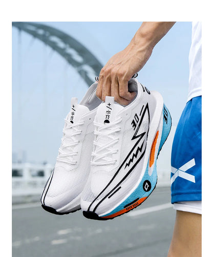 Men Sneakers Mesh Comfort Tennis Shoes 2025 Men's Running Carbon Board 3.0 Cushion Sports Training Jogging Speciality Jog Shoes