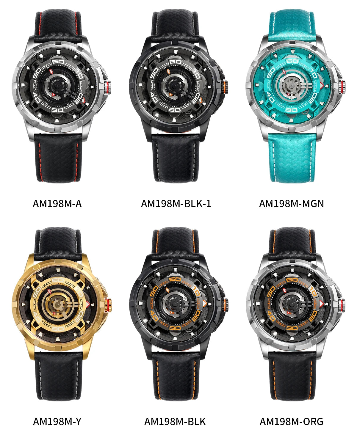 BERNY Automatic Skeleton Watch For Men 3D Dial 5ATM Luminous Sapphire 316L Steel MIYOTA 82S0 Mechanical Top Luxury Men's Watches