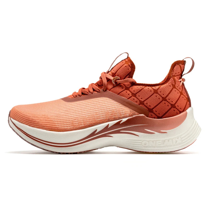 ONEMIX Carbon Fiber Plate Running Shoes Traction Shock Absorption Professional Marathon PB Racing Sports Trainers