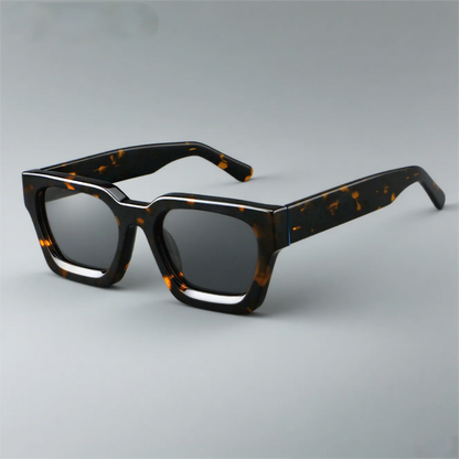Luxury Acetate Frame Sun Glasses Rectangle Polarized Sunglasses Fashion Design High Quality UV400 Outdoors Eyewear Men Women