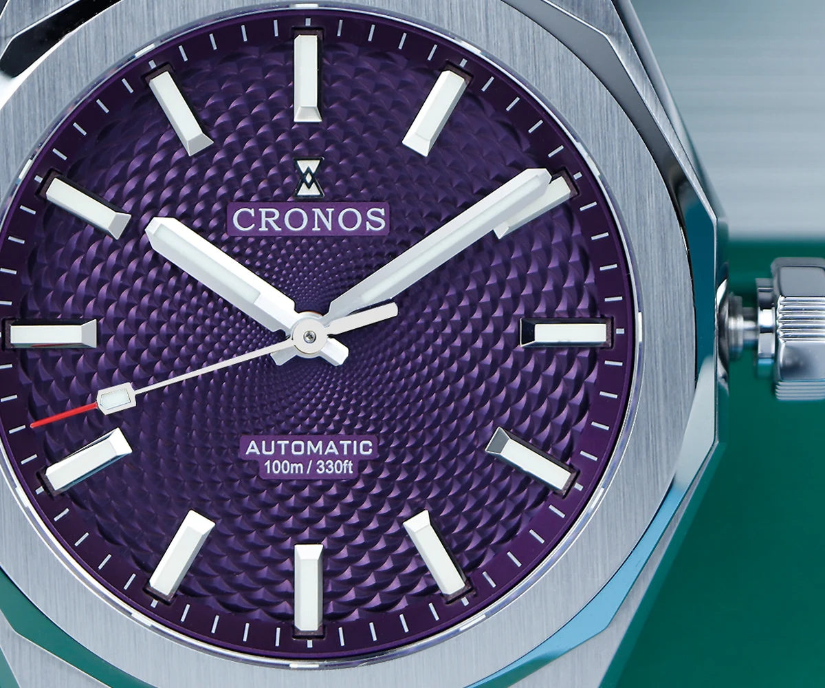 Cronos Luxury Men's Watch 36mm Automatic PT5004 Miyota 90S5 Wristwatches Sapphire 10ATM See-through Case Back L6050 men's watch
