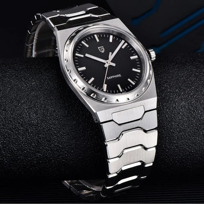 PAGANI DESIGN Men's Quartz Watches Ultra-Thin 7mm Series 222 Sapphire Stainless Steel Waterproof Watches for Man reloj hombre