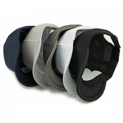 HT4828 Casquette de baseball à visière courte de 5 cm pour homme, 6 panneaux, en maille respirante, style « trucker », pour hommes et femmes, unie, à fermeture à pression