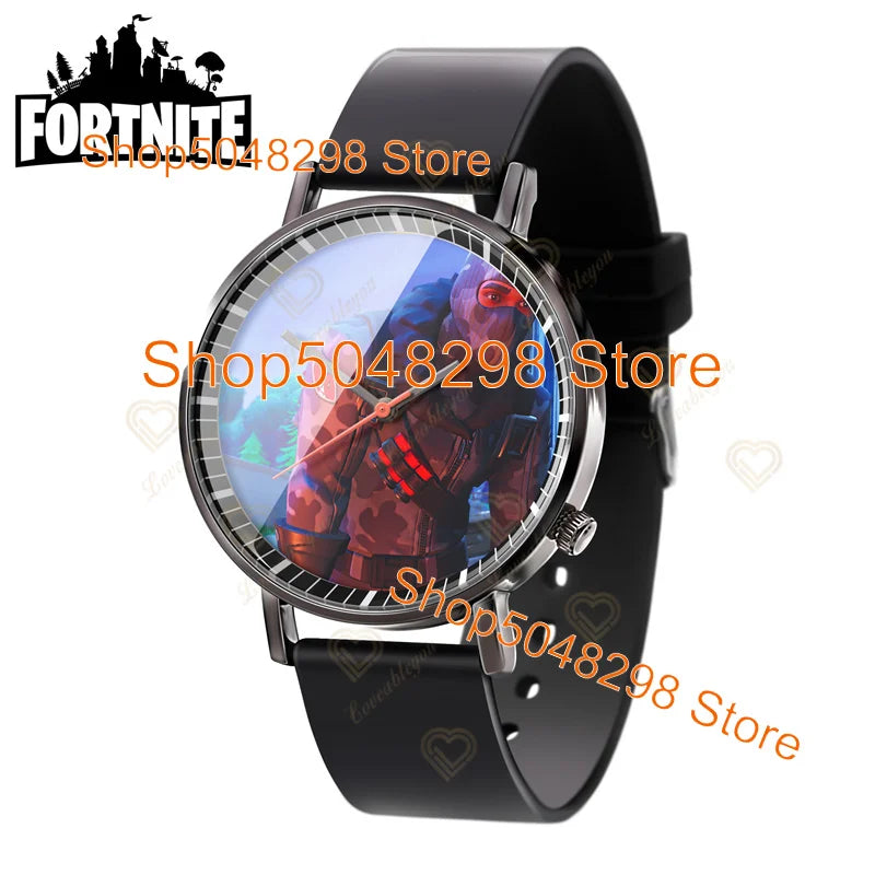 Fortnite Wristwatch for Men Women Watch Battle Game Print 2025 New Watches Quartz Wristwatch Female Children's Birthday Gifts